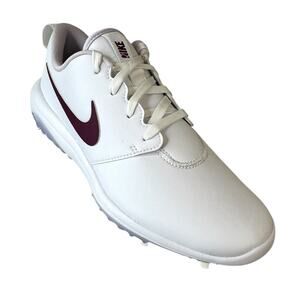 Nike Roshe G Tour Golf Shoes Cleats White Maroon AR5582-103 Women’s Size 8.5 New